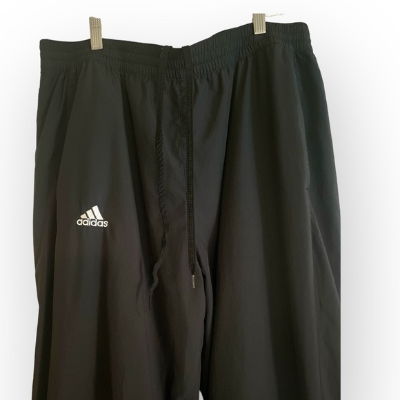 Adidas Men’s XL Black Track Pants Ankle Zip 17” ECU - Picture 9 of 11